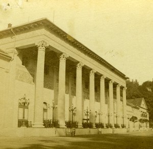 Baden Baden, Palace, old Photo stereoview 1860'