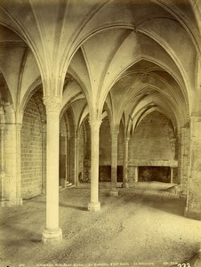 France Normandy Mont Saint-Michel Abbey Abbaye old Neurdein Photo 1880