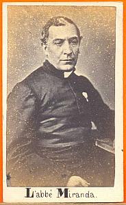 Father Miranda , Mexico, old Merille CDV 1865'