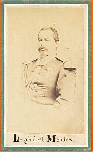 General Mendez , Mexico, old Merille CDV 1865'