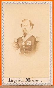 President Miguel Miramon, Mexico, old Merille CDV 1865'