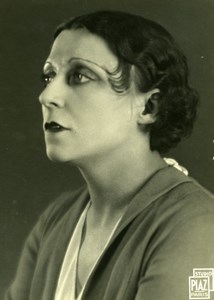 Germaine Kerjean, French actress, old Piaz Photo 1940'