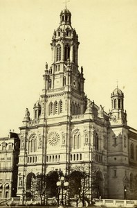 France Paris Sainte-Trinité Church old Achille Quinet Photo 1860