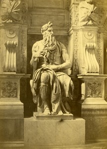 Michelangelo Moses Roma Chiesa di San Pietro in Vincoli d'Alessandri Photo 1860