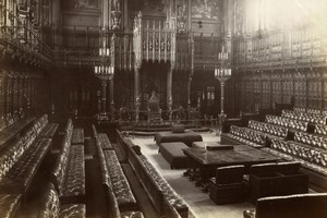 London Westminster House of Lords old GWW George Washington Wilson Photo 1880'