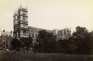 London Westminster Abbey old GWW George Washington Wilson Photo 1880'