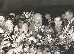 Russian President Nikita Khrushchev Trip to America 1959 Lot of 62 Old Photos