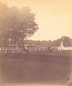 Horse Race Racing Scene old Vedastus Photo 1889