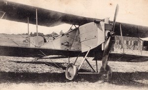 France Aviation Military Breguet Biplane Old Postcard 1914
