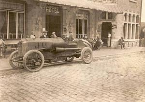 Christiaens Excelsior Car Racing Belgium old Photo 1912