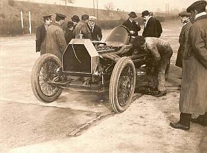 Brooklands 50 miles World Record Excelsior Photo 1912