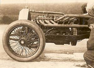 Brooklands 50 miles World Record Excelsior Photo 1912