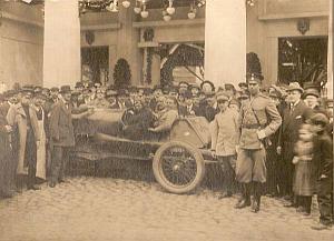 Brussels-St.Petersburg Winner Car Racing old Photo 1913