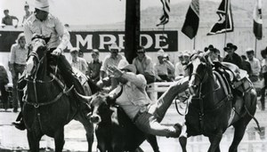 USA Texas Gary Little Cowboy Rodeo Dominique Darbois Photo 1960'