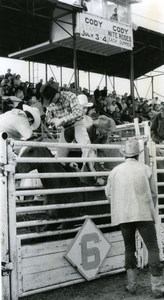 USA Texas Gary Little Cowboy Rodeo Dominique Darbois Photo 1960'