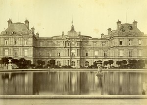 France Paris Palais du Luxembourg Palace old Mansuy Photo 1868