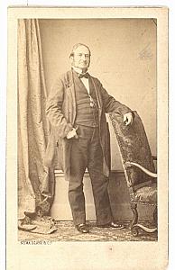 Man Fashion Empire France old Numa Blanc CDV Photo 1860