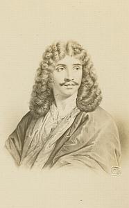 Moliere Playwright actor Jacotin Albumen CDV Photo 1870