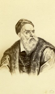 Titian Renaissance old Jacotin Albumen CDV Photo 1870
