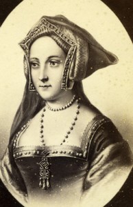 Jane Seymour Queen old Jacotin Albumen CDV Photo 1870
