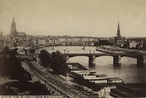 Germany Frankfurt on Mainz old Hertel Photo 1890'