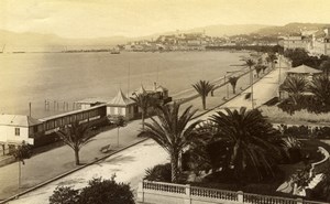 Cannes La Croizette France old Gilletta Photo 1880'