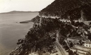 Nice Monaco Road France old Gilletta Photo 1880'