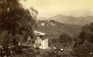 Falicon around Nice France old Gilletta Photo 1880'