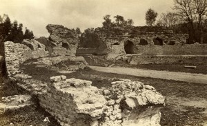 Cimiez ruins around Nice France old Gilletta Photo 1880