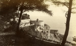 Nice, Lesage stairs France old Gilletta Photo 1880'