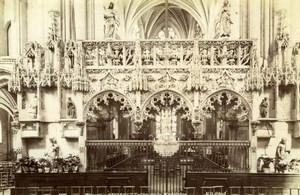 Troyes, la Madeleine Church France old Photo 1880'