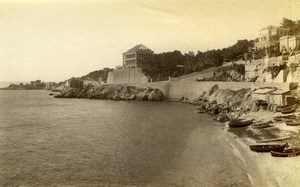 Marseille, Roubion restaurant France old Photo 1880'