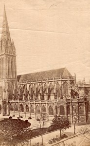 Caen, Saint Pierre Church France old Photo 1880'