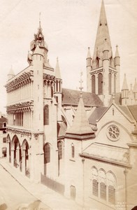 Dijon Notre Dame Church France old Neurdein Photo 1880'