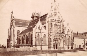 Royal Monastery Brou Church Bourg-en-Bresse France Neurdein Photo 1880'