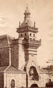Dinard, old city gate, France old Photo 1880'