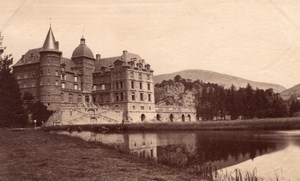 Vizille castle general view France old Photo 1880'