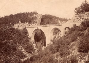 Salins Pont du Diable general view France Photo 1880'