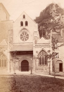 Salins Saint Anatoile church France old Photo 1880'