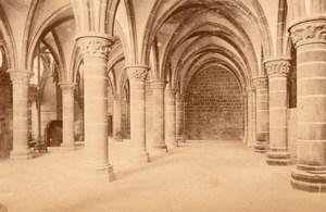 Mont Saint Michel interior France old Photo 1880'