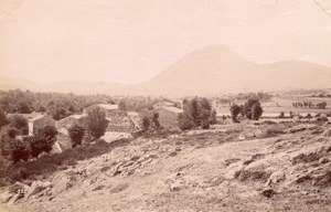 Royat general view France old Neurdein Photo 1880'