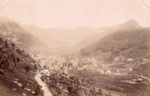 Mont Dore general view France Auvergne old Photo 1880'