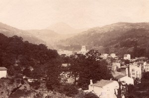 Royat general view France old Photo 1880'