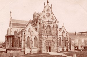 Royal Monastery Brou Church Bourg-en-Bresse France Neurdein Photo 1880'