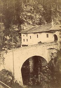 Modane Charmais Church France old photo 1880'
