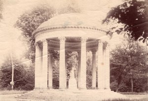 Versailles Love Temple France old Albumen Photo 1890'