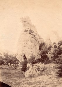 Montpellier le Vieux Sphinx France old Photo 1890'