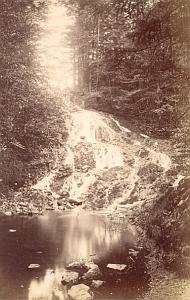 Gerardmer Cascade Waterfall France old photo 1890'