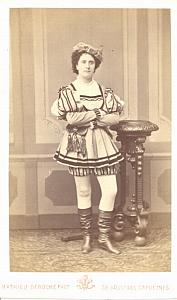 Antoinette Arnaud Soprano Early Opera CDV Photo 1870'