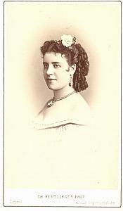 Rosine Bloch Mezzo-Soprano Early Opera CDV Photo 1870'